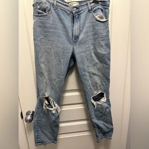 Abercrombie mom jeans